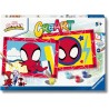 Ravensburger - Creart Junior Pack 2: Spidey | Dipingere con I Numeri Bambini 32x22cm | Giochi Creativi Bambina 5 Anni | Giochi 