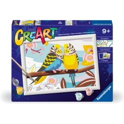 Ravensburger - Creart Serie D Gli Inseparabili | Kit Pittura Bambini | Dipingere Con I Numeri Include Tutto Il Necessario | Gio