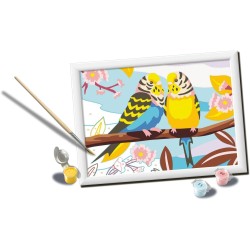 Ravensburger - Creart Serie D Gli Inseparabili | Kit Pittura Bambini | Dipingere Con I Numeri Include Tutto Il Necessario | Gio