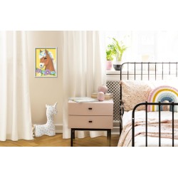 Ravensburger - Creart Serie D Cavallo Tra I Fiori | Kit Pittura Bambini | Dipingere Con I Numeri Include Tutto Il Necessario | 