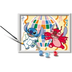Ravensburger - Creart Serie D: Disney Stitch & Leroy | Dipingere Con I Numeri Bambini 18x24cm | Giochi Creativi Bambina 9 Anni 