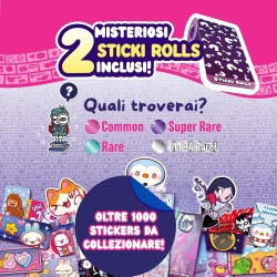 SkyCastle - Sticki Rolls Serie 2: Braccialetto | Braccialetti con etichette per bambine dai 5 anni con 70 sticker, colori assor