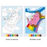 Ravensburger - CreArt: Libro da Colorare, Magici pony, Bambini 5 anni, dipingere con i numeri, giochi educativi e di viaggio