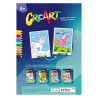 Ravensburger - CreArt: Libro da Colorare, Magici pony, Bambini 5 anni, dipingere con i numeri, giochi educativi e di viaggio