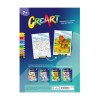 Ravensburger - CreArt: Libro da Colorare, Spaventosi Dinosauri, Bambini 7 anni, dipingere con i numeri, giochi educativi e di v