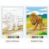 Ravensburger - CreArt: Libro da Colorare, Animali pericolosi, Bambini 7 anni, dipingere con i numeri, giochi educativi e di via