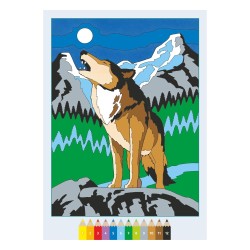 Ravensburger - CreArt: Libro da Colorare, Animali pericolosi, Bambini 7 anni, dipingere con i numeri, giochi educativi e di via