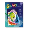 Ravensburger - CreArt: Libro da Colorare, Animali selvaggi, Bambini 7 anni, dipingere con i numeri, giochi educativi e di viagg