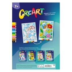 Ravensburger - CreArt: Libro da Colorare, Cavalli, Bambini 7 anni, dipingere con i numeri, giochi educativi e di viaggio