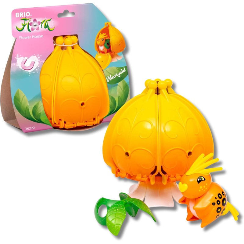BRIO Flora - La casa in Fiore di Marigold | Giocattolo per Bambini 3+ Anni | Giochi Bambina E Bambini | Playset di Gioco Libero