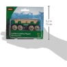 BRIO World – Vagone Portatronchi, Trenino in Legno, Vagone Trasporta Tronchi per Treno in Legno - 33696