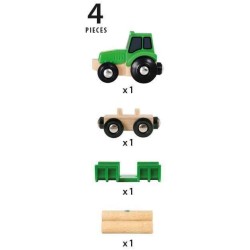 BRIO World - Trattore con Rimorchio, 33799