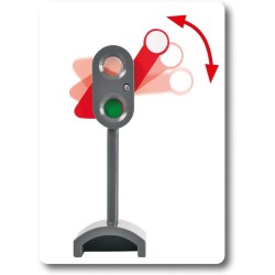 BRIO World - Set Ferrovia Circolare, Set Costruzioni Trenino in Legno da 17 Pezzi, 33847