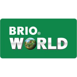 BRIO World - Set Ferrovia Circolare, Set Costruzioni Trenino in Legno da 17 Pezzi, 33847