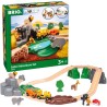 BRIO World - Set Avventure Safari, Set Costruzioni Trenino in Legno, 33960 - Giocattolo per Bambino e Bambina 3+ Anni