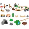 BRIO World - Set Avventure Safari, Set Costruzioni Trenino in Legno, 33960 - Giocattolo per Bambino e Bambina 3+ Anni