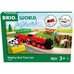 BRIO World – 36029 - Set di Treni Lola Rossa per Bambini dai 3 Anni in su