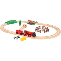 BRIO World – 36029 - Set di Treni Lola Rossa per Bambini dai 3 Anni in su