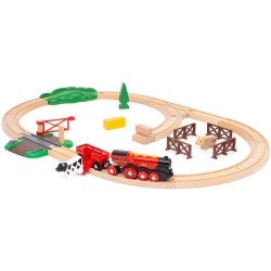 BRIO World – 36029 - Set di Treni Lola Rossa per Bambini dai 3 Anni in su
