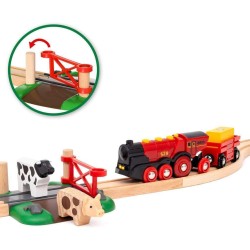 BRIO World – 36029 - Set di Treni Lola Rossa per Bambini dai 3 Anni in su