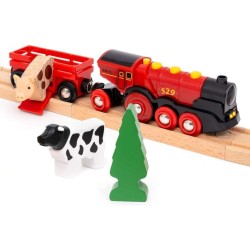 BRIO World – 36029 - Set di Treni Lola Rossa per Bambini dai 3 Anni in su