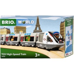 BRIO World – Treno ad alta velocità TGV Trains of the World 36087 | Treno giocattolo. Adatto a bambini di età superiore a 3 ann