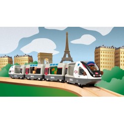 BRIO World – Treno ad alta velocità TGV Trains of the World 36087 | Treno giocattolo. Adatto a bambini di età superiore a 3 ann
