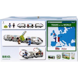BRIO World – Treno ad alta velocità TGV Trains of the World 36087 | Treno giocattolo. Adatto a bambini di età superiore a 3 ann
