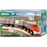 BRIO World - Treno Santa Fe, Treni del Mondo, 36089 - Giocattolo per Bambini dai 3 Anni in su, 5 pezzi