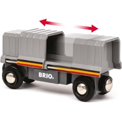 BRIO World - Treno Santa Fe, Treni del Mondo, 36089 - Giocattolo per Bambini dai 3 Anni in su, 5 pezzi