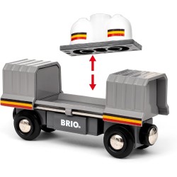 BRIO World - Treno Santa Fe, Treni del Mondo, 36089 - Giocattolo per Bambini dai 3 Anni in su, 5 pezzi