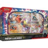 Pokémon: collezione con statuina Mega Lucario-ex del (una carta promozionale olografica, una carta promozionale gigante, cinque