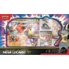 Pokémon: collezione con statuina Mega Lucario-ex del (una carta promozionale olografica, una carta promozionale gigante, cinque