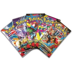 Pokémon: collezione con statuina Mega Lucario-ex del (una carta promozionale olografica, una carta promozionale gigante, cinque