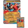 Pokémon: collezione con statuina Mega Lucario-ex del (una carta promozionale olografica, una carta promozionale gigante, cinque