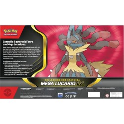 Pokémon: collezione con statuina Mega Lucario-ex del (una carta promozionale olografica, una carta promozionale gigante, cinque