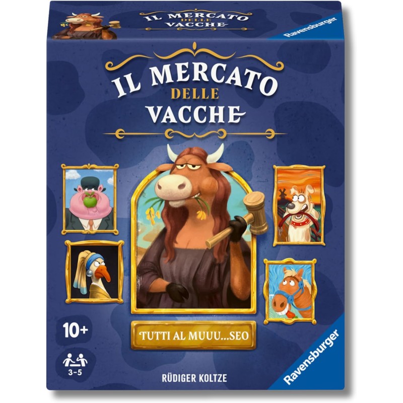 Ravensburger - Il Mercato Delle Vacche | Giochi Da Tavolo Adulti E Bambini 10 Anni O Più | 3-5 Giocatori | Giochi Carte Per Bam