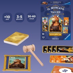 Ravensburger - Il Mercato Delle Vacche | Giochi Da Tavolo Adulti E Bambini 10 Anni O Più | 3-5 Giocatori | Giochi Carte Per Bam