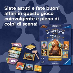 Ravensburger - Il Mercato Delle Vacche | Giochi Da Tavolo Adulti E Bambini 10 Anni O Più | 3-5 Giocatori | Giochi Carte Per Bam