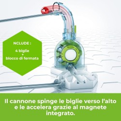 Ravensburger - Gravitrax Vertical Cannon | Pista Biglie Con 7 Pezzi | Rompicapo Bambini Livello Base | Giochi Per Bambini Compa