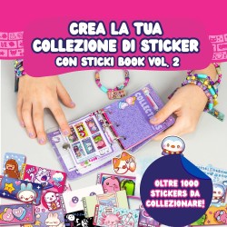 Ravensburger SkyCastle - Sticki Rolls Serie 2: Braccialetto con Libro per Gli Sticker | Braccialetto con Etichette per Bambine 