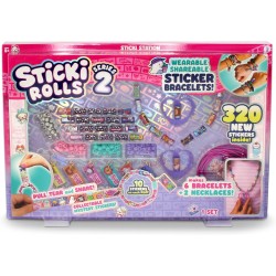 Sky Castle Sticki Rolls Sticki Station S2, adesivi indossabili condivisibili, kit fai da te per gioielli, braccialetti e collan
