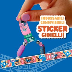 Ravensburger SkyCastle - Sticki Rolls Serie 2: Set Pendente Stitch | Braccialetti e ciondolo con etichette per bambine a partir