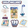 Ravensburger SkyCastle - Sticki Rolls Serie 2: Set Pendente Stitch | Braccialetti e ciondolo con etichette per bambine a partir