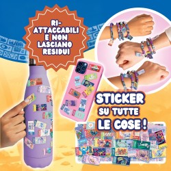 Ravensburger SkyCastle - Sticki Rolls Serie 2: Set Pendente Stitch | Braccialetti e ciondolo con etichette per bambine a partir