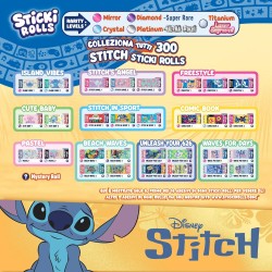 Ravensburger SkyCastle - Sticki Rolls Serie 2: Set Pendente Stitch | Braccialetti e ciondolo con etichette per bambine a partir