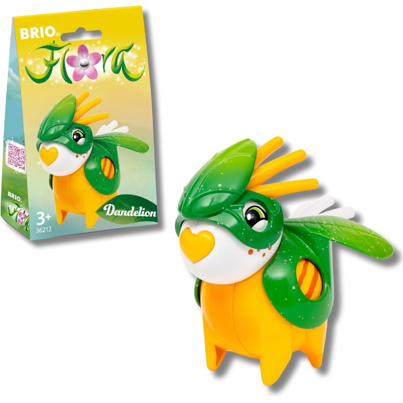 BRIO Flora - Dandelion Personaggio Figure con Outfit a Foglia | Giochi Bambina E Bambini | Playset di Gioco Libero per stimolar