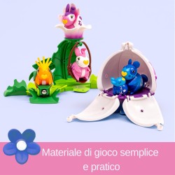 BRIO FLORA - Lavender & Grape Personaggi Figure | Giocattolo per Bambini 3+ Anni| Playset di gioco libero per stimolare la fant