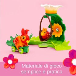 BRIO FLORA - Zinnia & Peach Personaggi Figure| Giocattolo per Bambini 3+ Anni| Playset di gioco libero per stimolare la fantasi