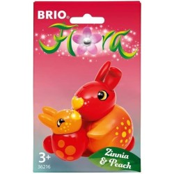 BRIO FLORA - Zinnia & Peach Personaggi Figure| Giocattolo per Bambini 3+ Anni| Playset di gioco libero per stimolare la fantasi
